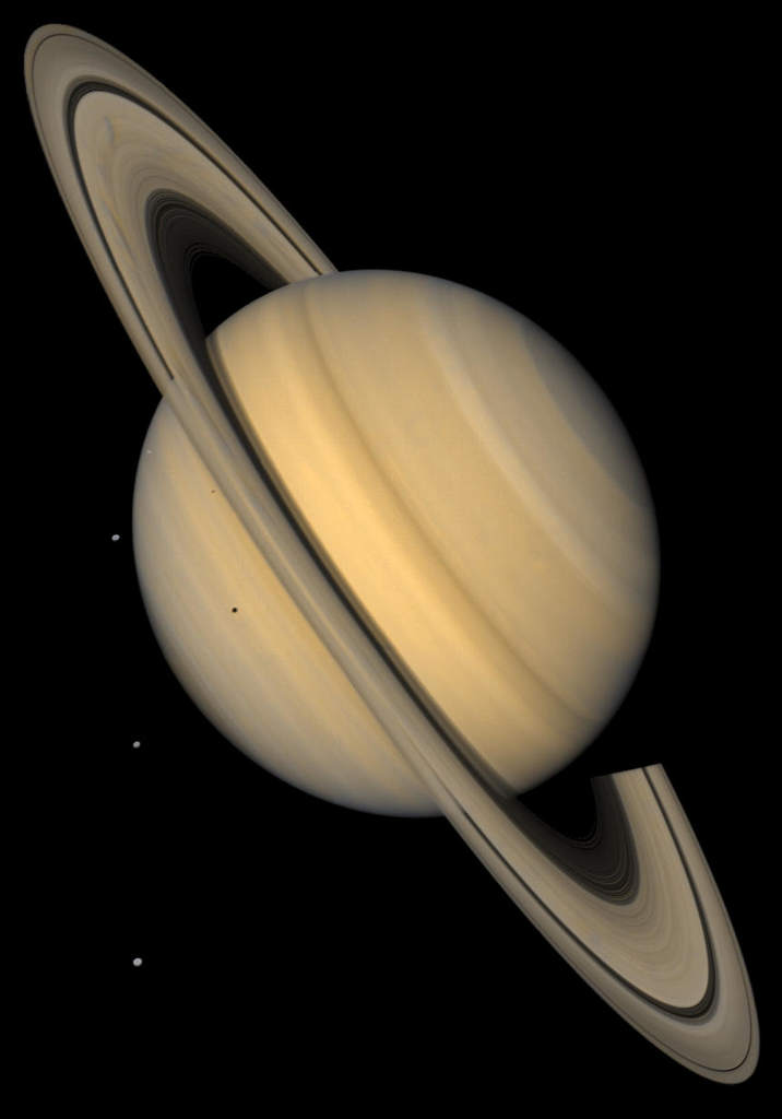 Saturn i jego księżyce
