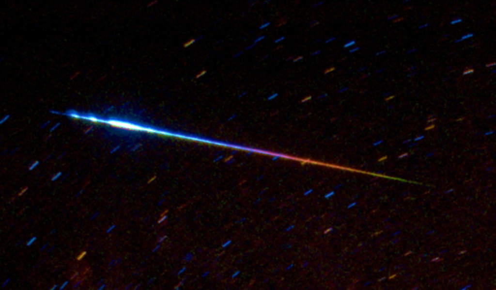 Meteor z roju Perseidów