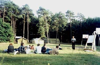 Obóz astronomiczny w Załęczu w roku 2001 (IV)