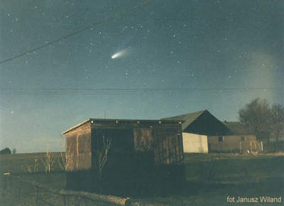 Kometa Hale-Boppa koło Sopotu