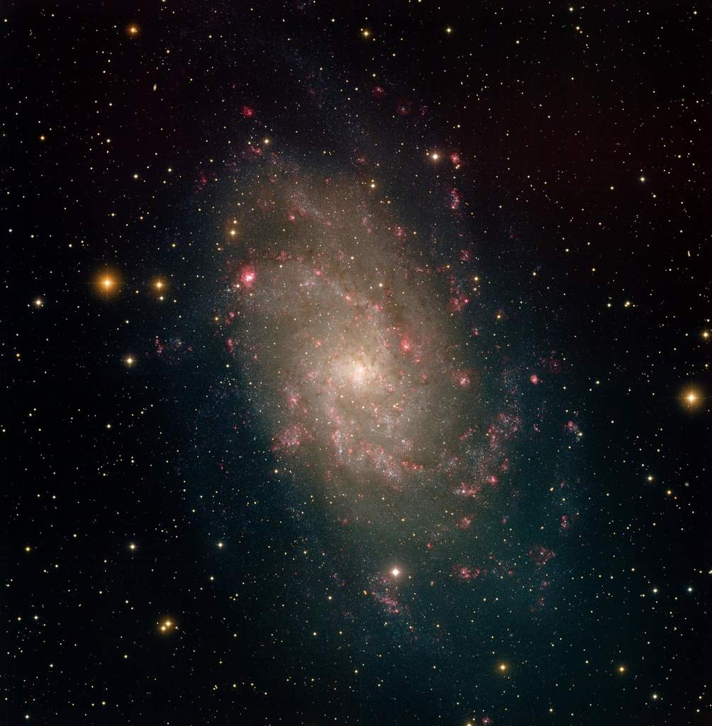 Galaktyka spiralna M33 w Trójkącie