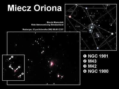 Miecz Oriona, 12 października 2002 godzina 00:48