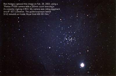 Jowisz i gromada otwarta M44