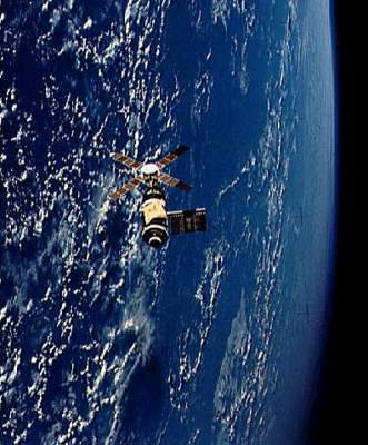 Stacja Skylab w czasie misji Skylab-2