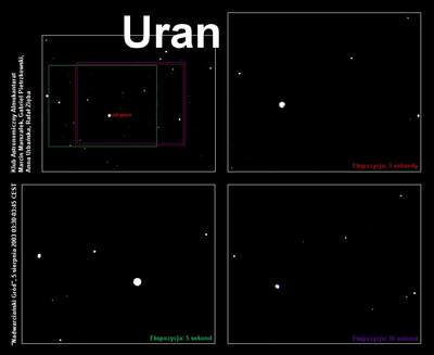 Uran widziany z Załęcza