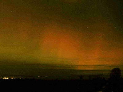 Zorza polarna, 20 listopada 2003, Czarny Dunajec (II)