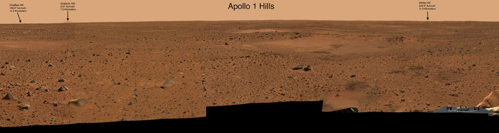Wzgórza upamiętniające załogę Apollo 1