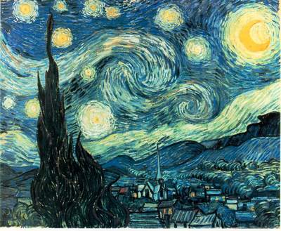 Gwieździsta noc van Gogha