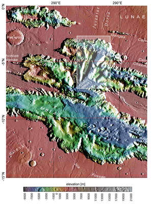 Mapa Valles Marineris