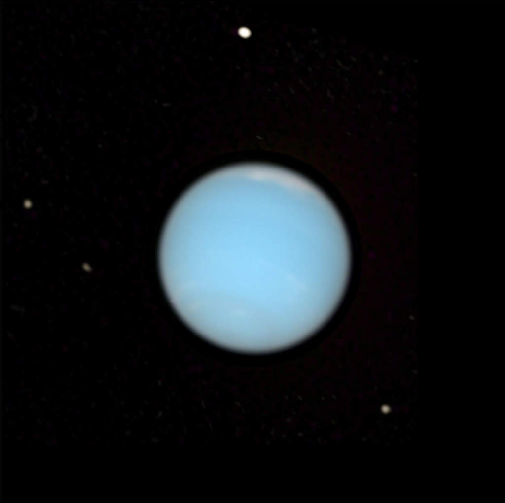 Ujęcie Neptuna pochodzące z filmu wykonanego przez Teleskop Hubble'a