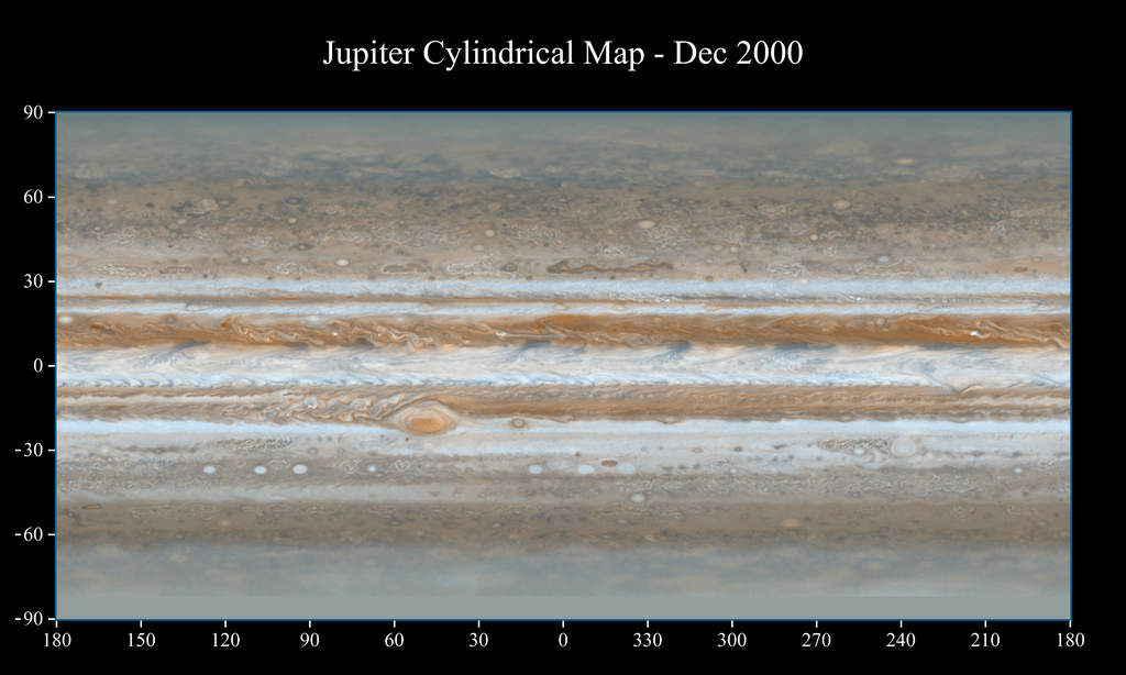 Mapa Jowisza