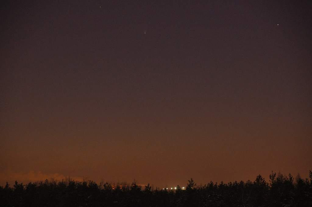 Kometa Pan-STARRS, zdjęcie Andrzeja Karonia (IV)