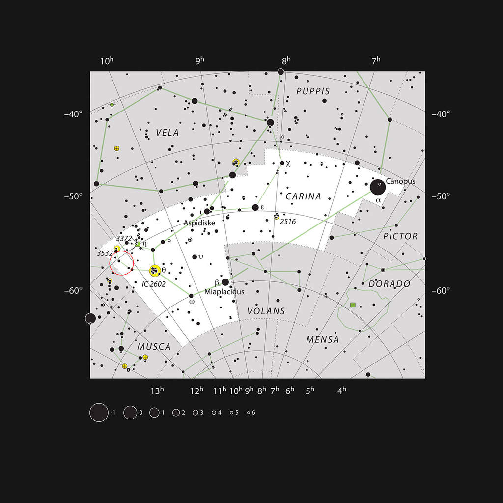 Gwiazdozbiór Kila i NGC 3590