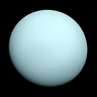 Uran - zdjęcie wykonane przez sondę Voyager 2