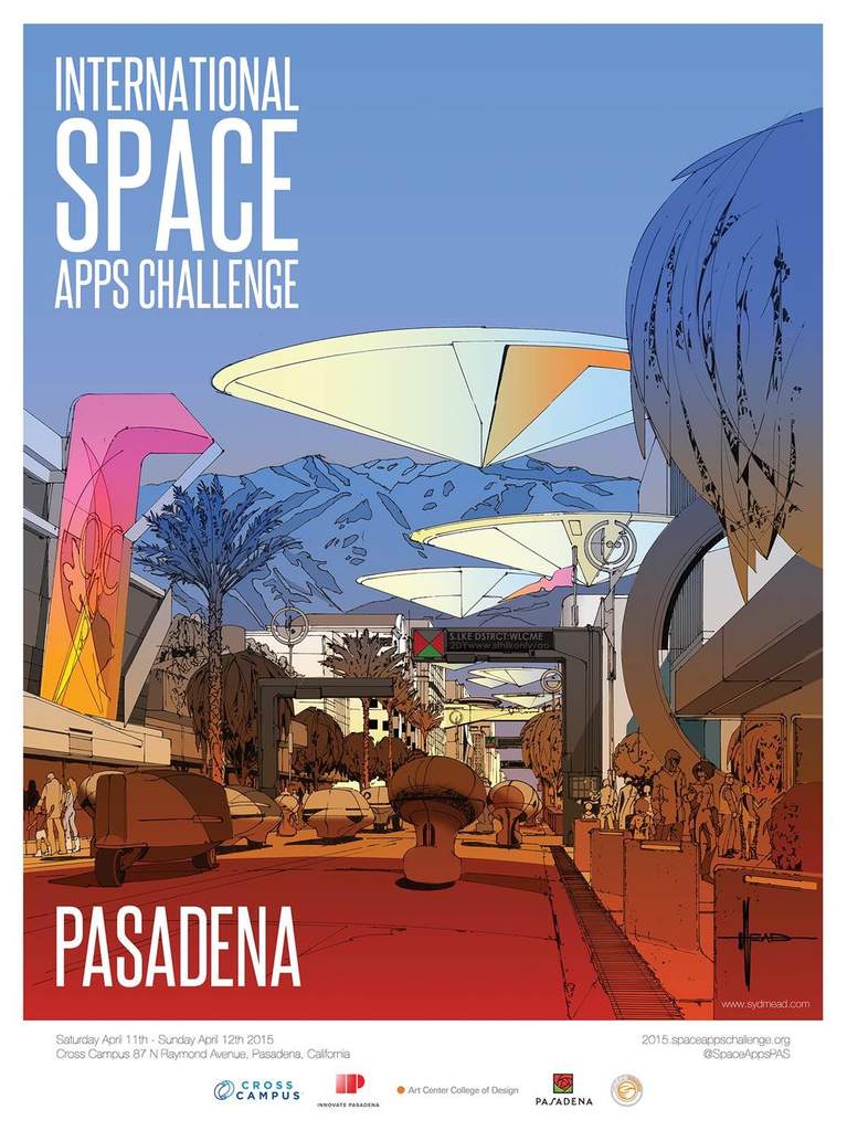Jeden z plakatów zeszłorocznej edycji NASA Space Apps Challenge