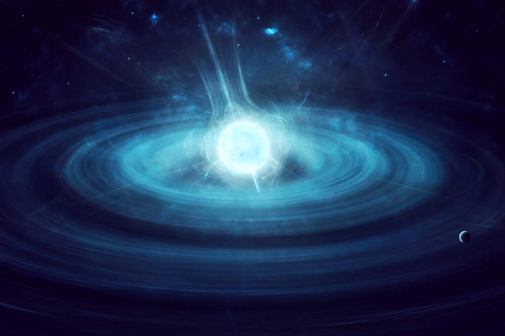 Pulsar to gwiazda neutronowa obracająca się z ogromną prędkością.