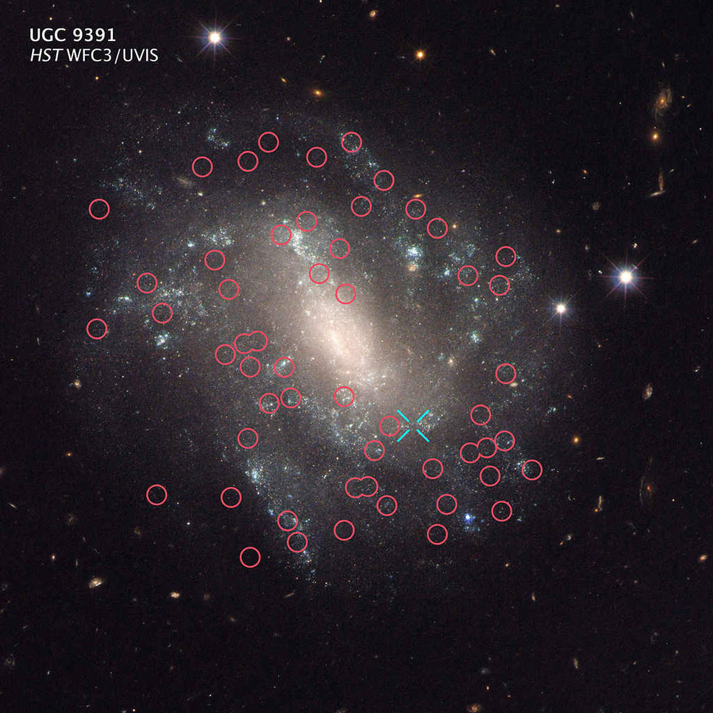 UGC 9391 - cefeidy i supernowe Ia
