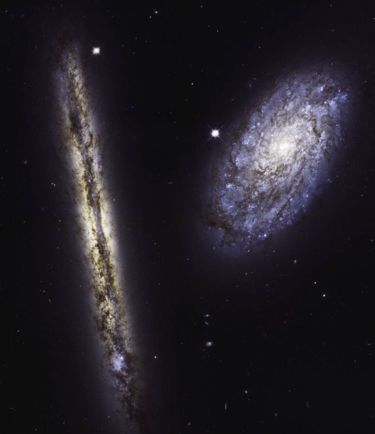 Urodzinowe zdjęcie Teleskopu Hubble`a - galaktyki spiralne