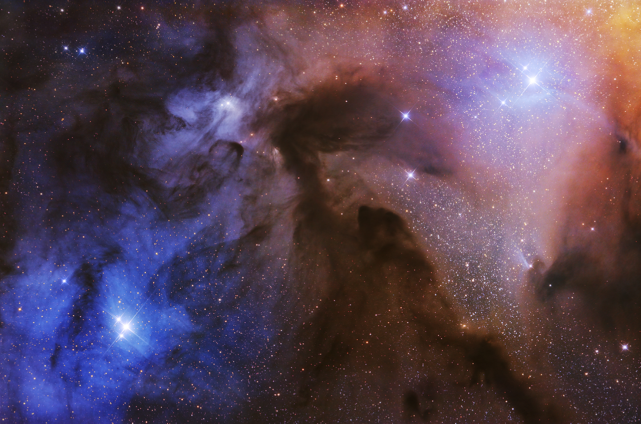 Mgławica ro Ophiuchi – zdjęcie zwycięskie w kategorii ogólnej oraz „Gwiazdy i mgławice”