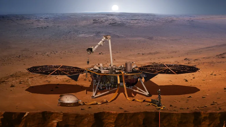 Lądowanie misji InSight na Marsie