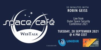 Space Café WebTalk - "33 minutes with Robin Geiss" @ Wydarzenie online