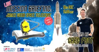 Live Mission Briefing: James Webb Space Telescope Launch - Family Show with Greg Foot @ Wydarzenie online