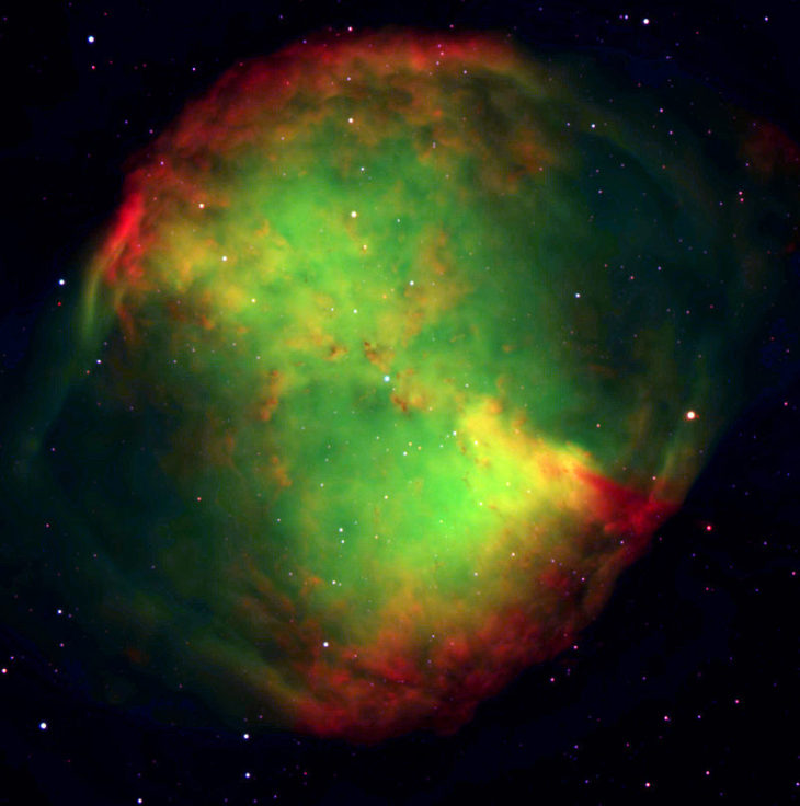 M27 – mgławica planetarna "Hantle".