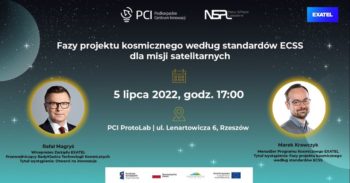 New Space Leaders #1 - Fazy projektu kosmicznego według standardów ECSS dla misji satelitarnych @ Podkarpackie Centrum Innowacji