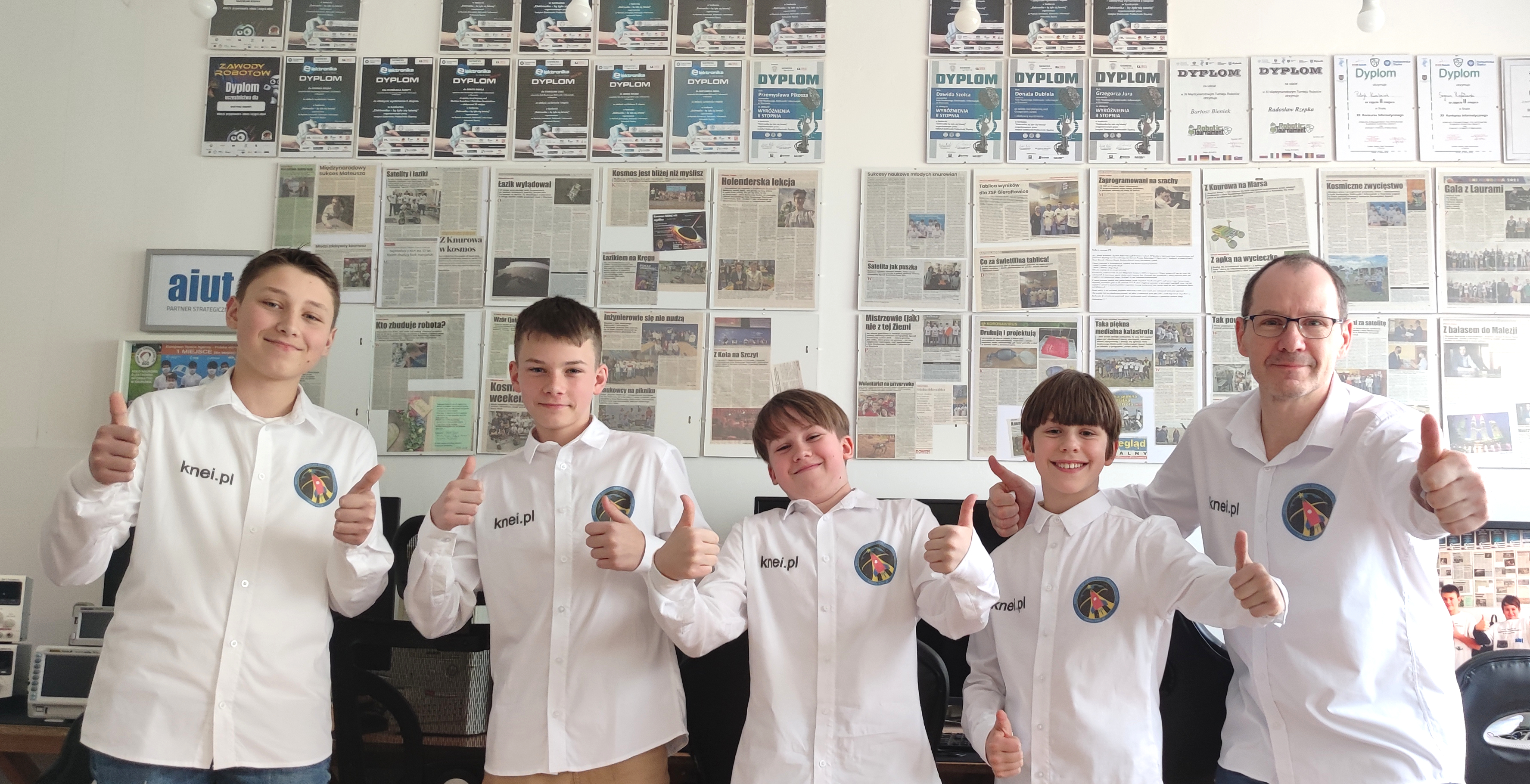 Międzyszkolne zawody rakiet pneumatycznych