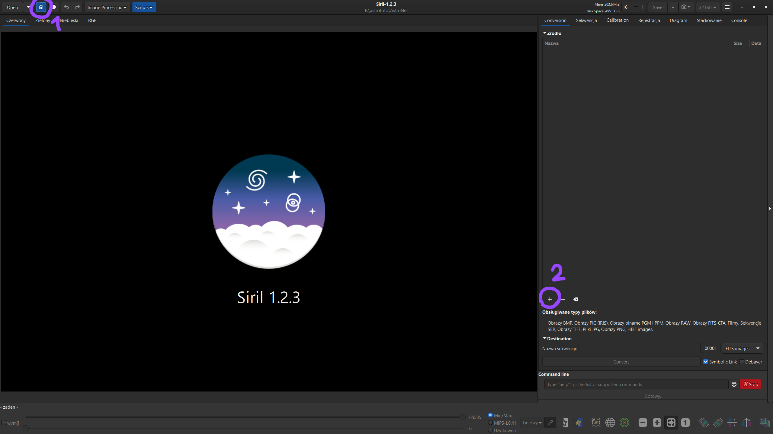 Obróbka fotografii głębokiego nieba cz. 1