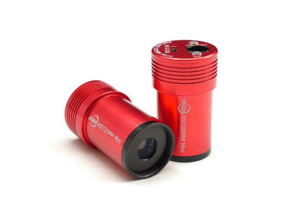 Obrazek przedstawiający jedną z najpopularniejszych kamer guidujących ZWO ASI 120mm MINI
