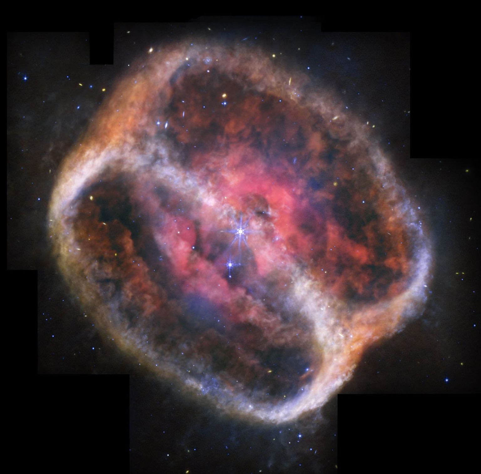 Mgławica planetarna NGC 1514 w obiektywie teleskopu Jamesa Webba