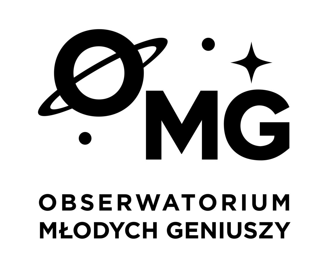 Zdjęcie jest logiem programu Obserwatorium Młodych Geniuszy
