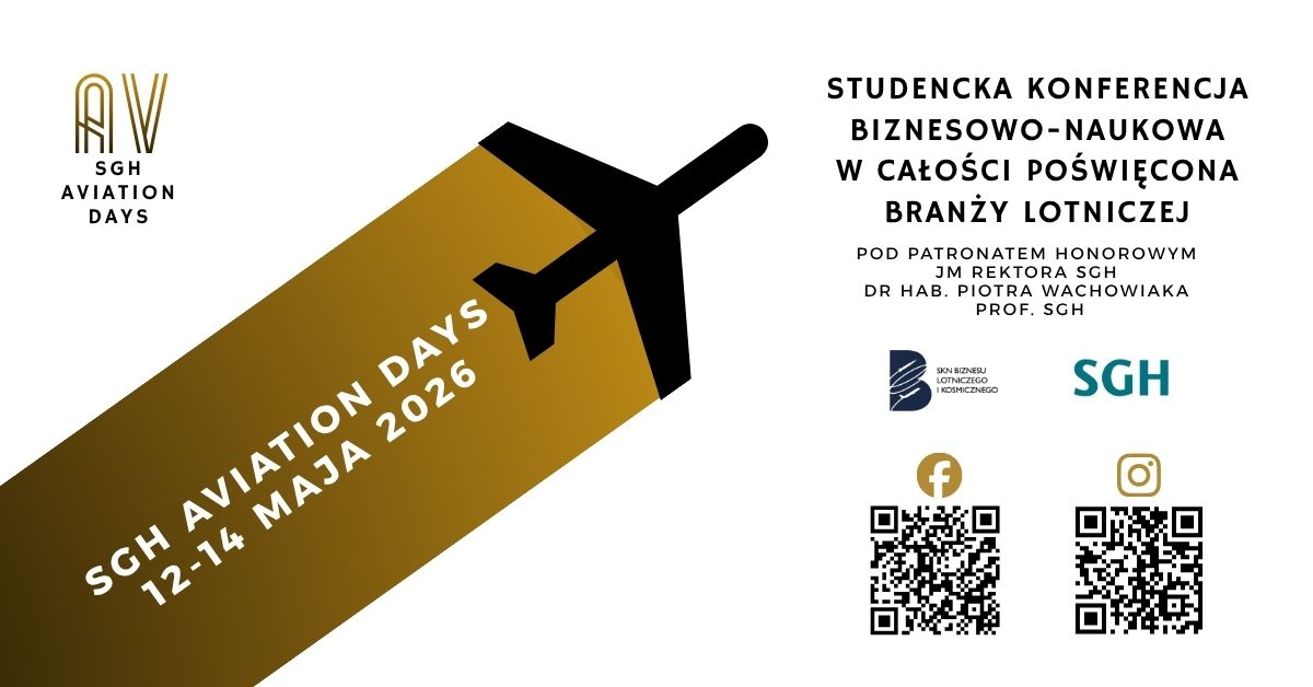 Zapraszamy na wydarzenie SGH Aviation Days