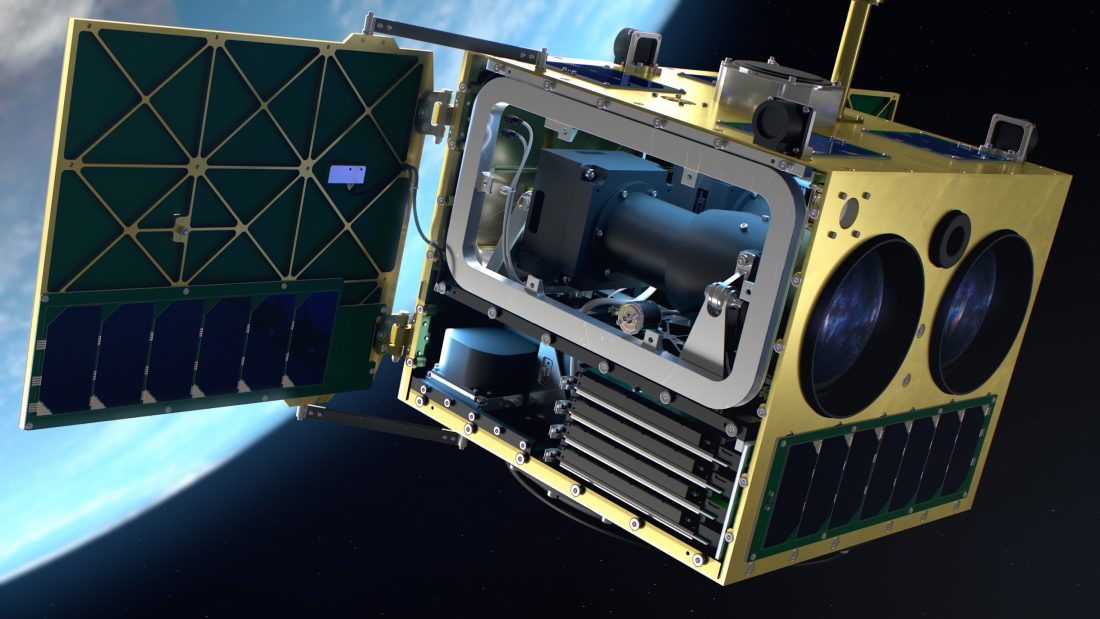 Wizualizacja satelity creotech instruments