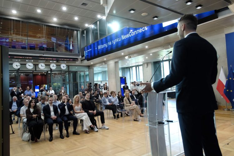 Słuchacze podczas debiutu Liftero na rynku NewConnect