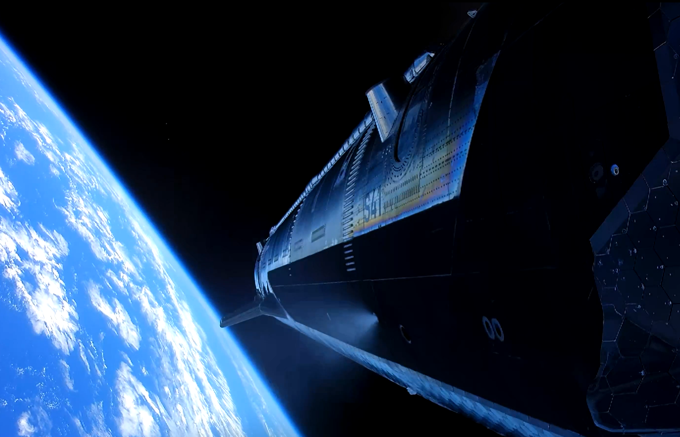 Starship na orbicie