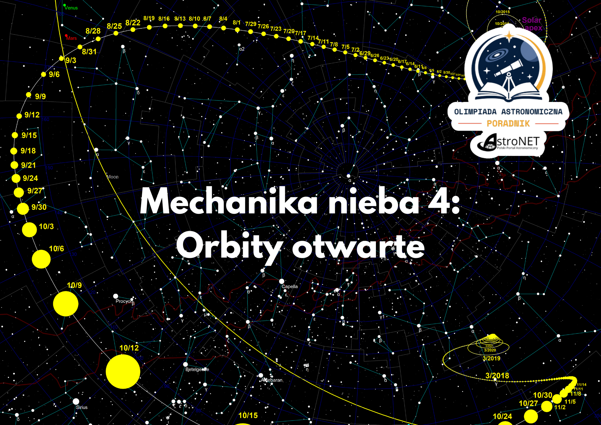Poradnik OA. Mechanika nieba 4: Orbity otwarte