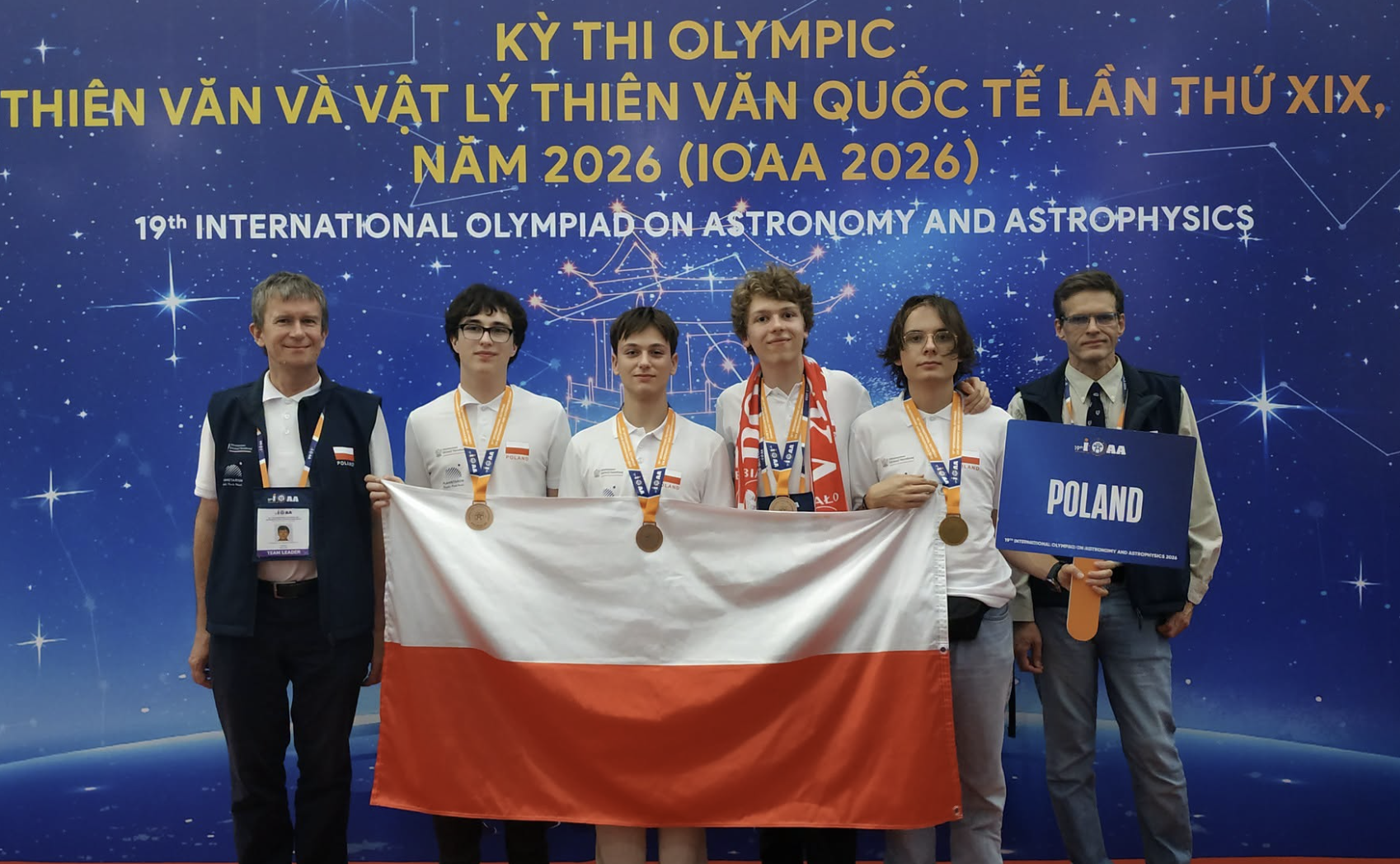 Złoty medal dla Polaka na Międzynarodowej Olimpiadzie z Astronomii i Astrofizyki!