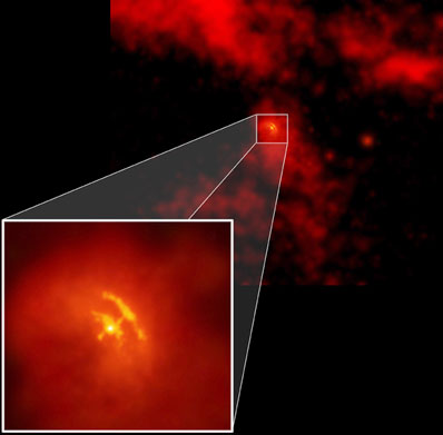 Pulsar Vela widziany przez Chandrę