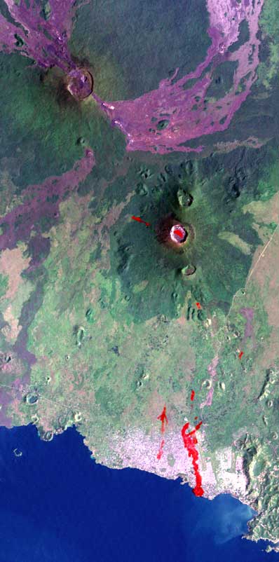Okolice wulkanu Nyiragongo w Kongo