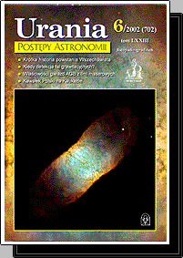 Okładka numeru 6/2002 "Uranii-Postępów Astronomii"