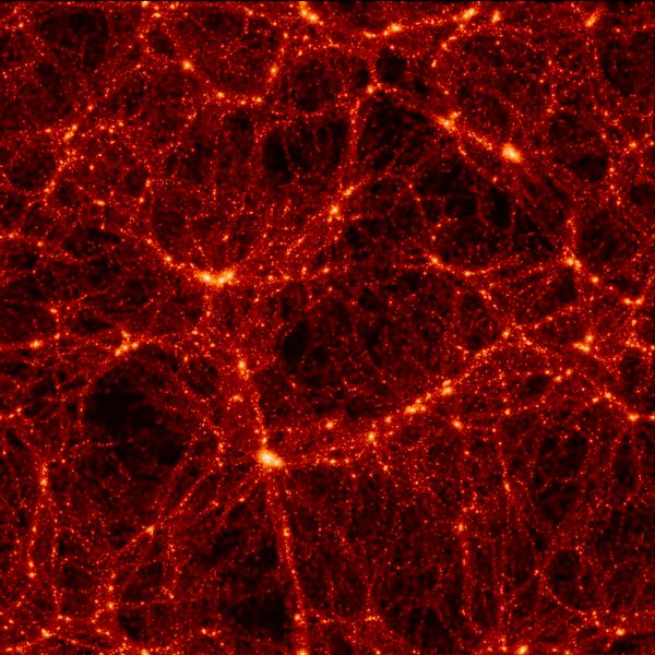 Rozmieszczenie ciemnej materii w kosmosie