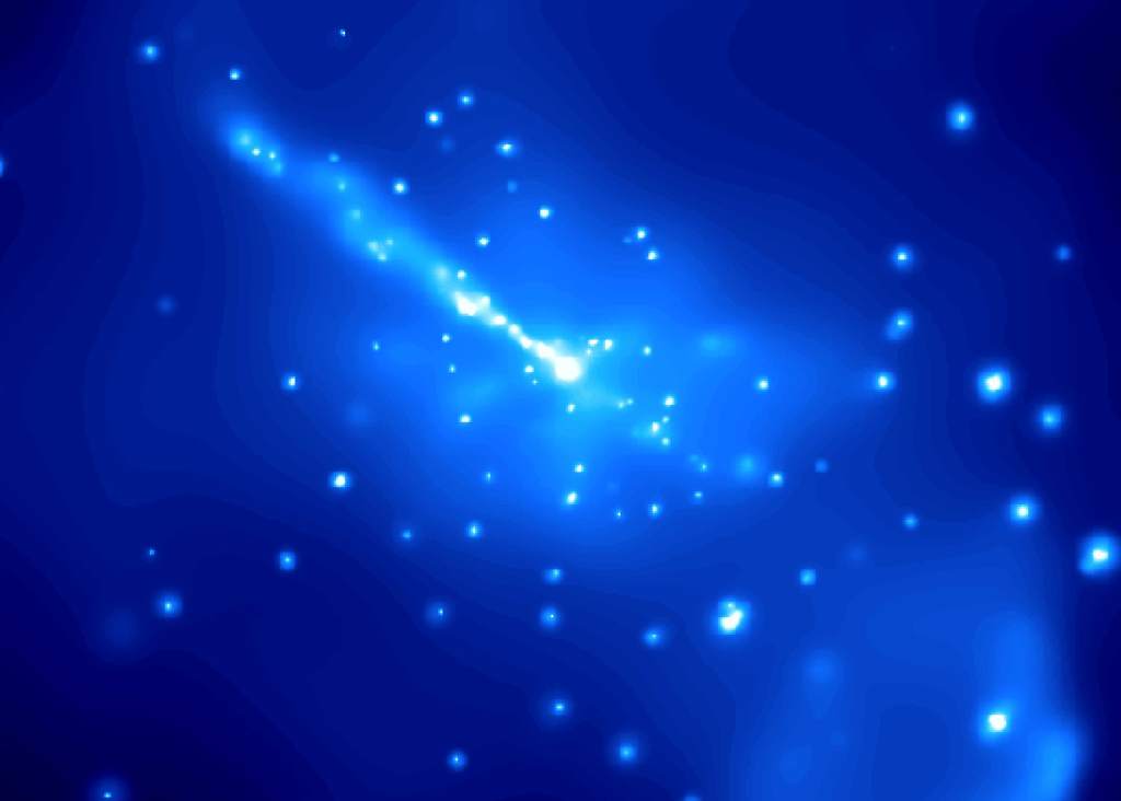 Galaktyka Centaurus A w promieniowaniu rentgenowskim
