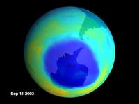 Dziura ozonowa, 11 września 2003