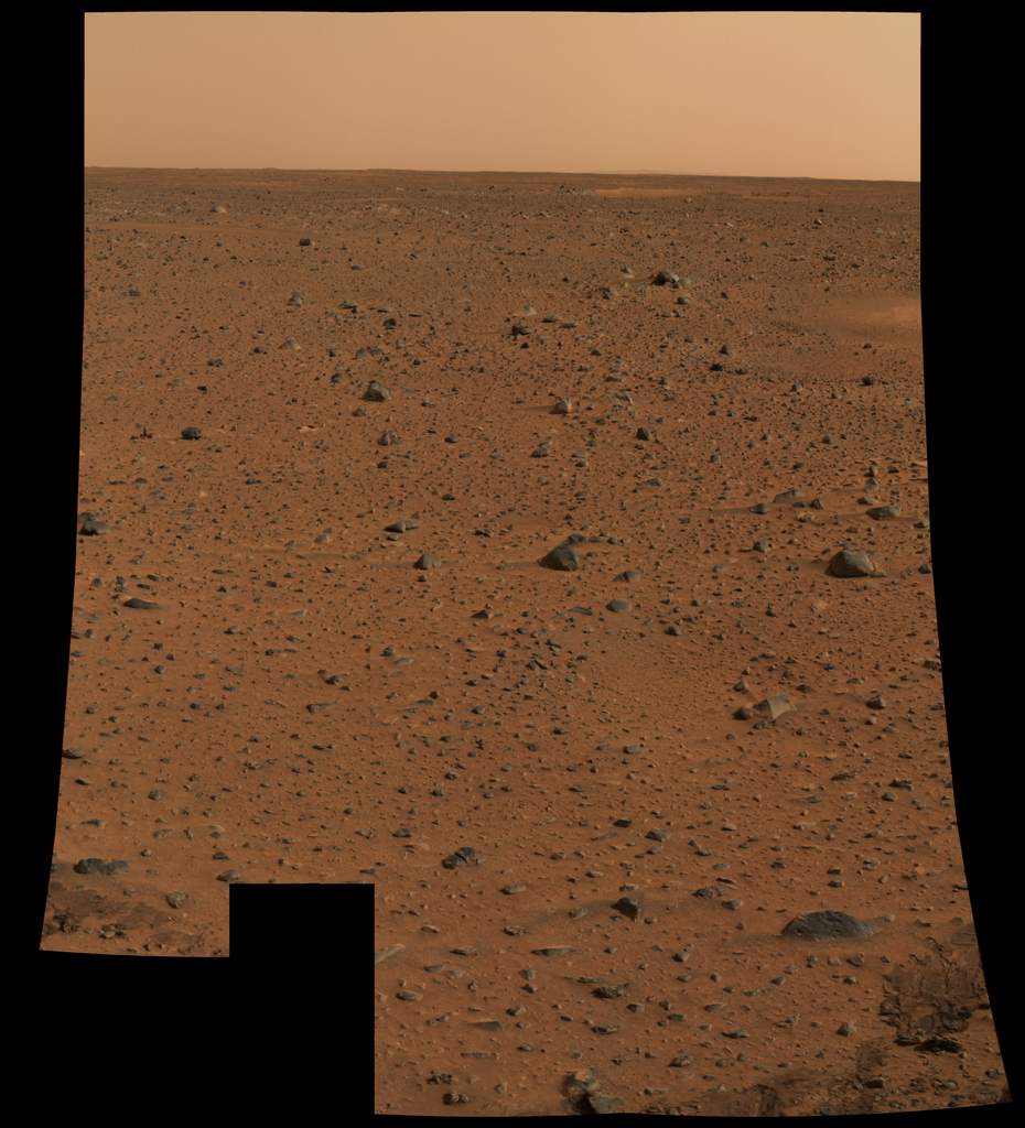 Pierwsze kolorowe zdjęcie Marsa przesłane przez Spirita