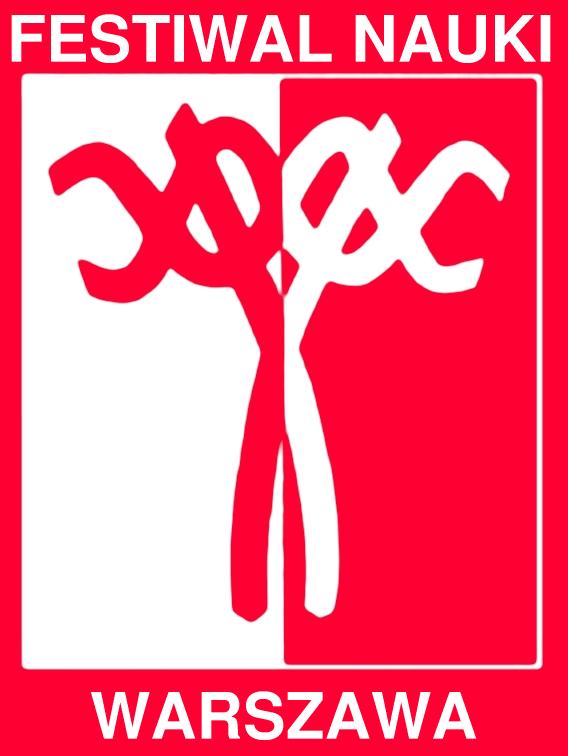 Logo VIII Warszawskiego Festiwalu Nauki
