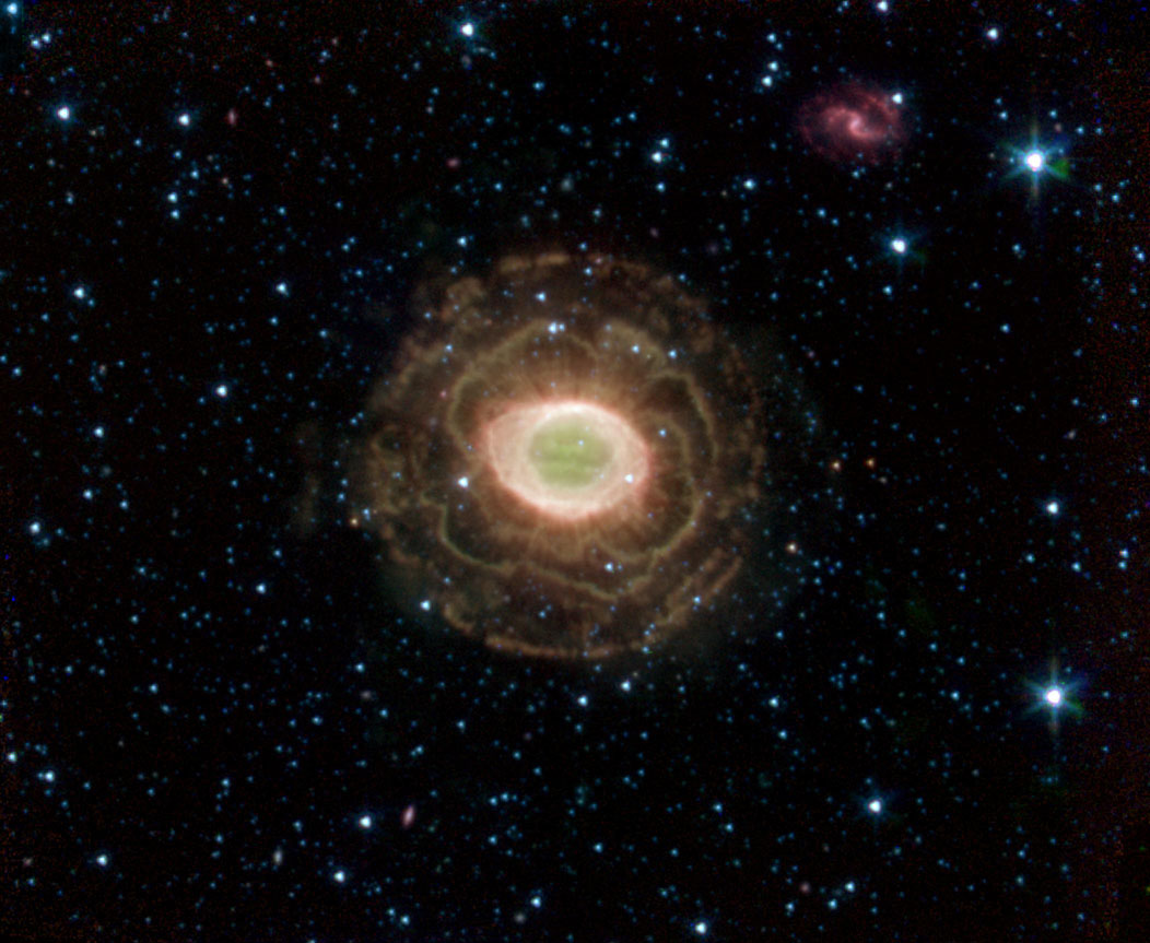 Pierścień widziany przez teleskop Spitzera