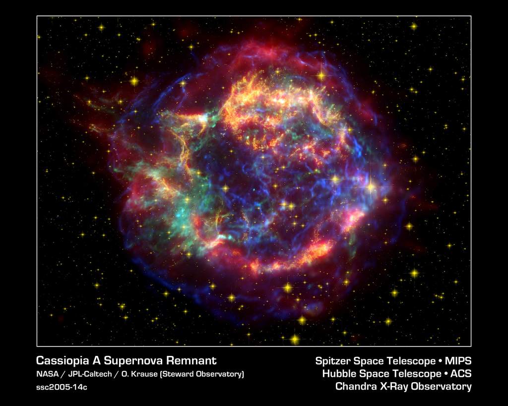 Obłok po pozostałości supernowej Cassiopeia A