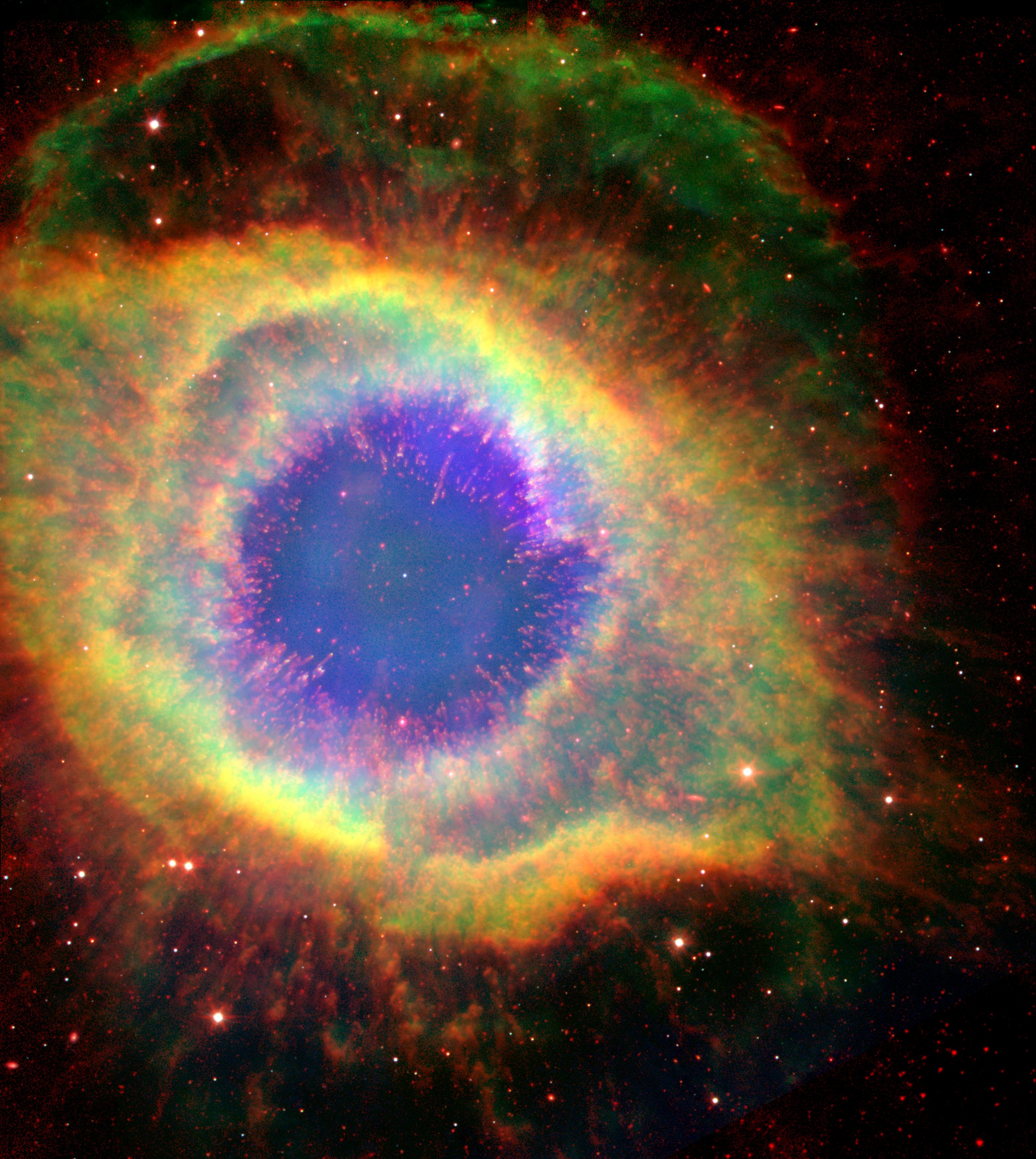 Глаз бога рабочая ссылка. Туманность Геликс. Туманность NGC 7293. Туманность Хеликс Небула. Планетарная туманность глаз Бога.